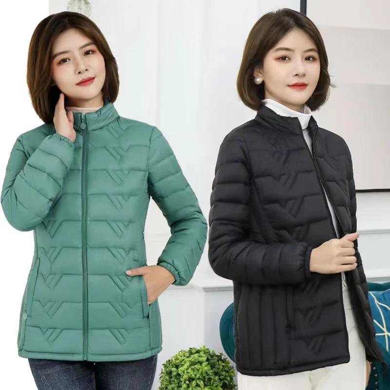 阿迪棉服韩版冬季2023爆款款冬装加绒小棉袄袄棉服冬季大码女棉衣