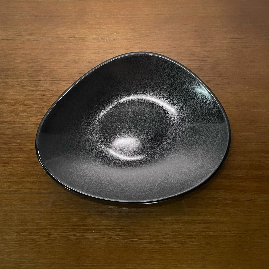 【KY家】21*17*3CM 黑色异型星空盘