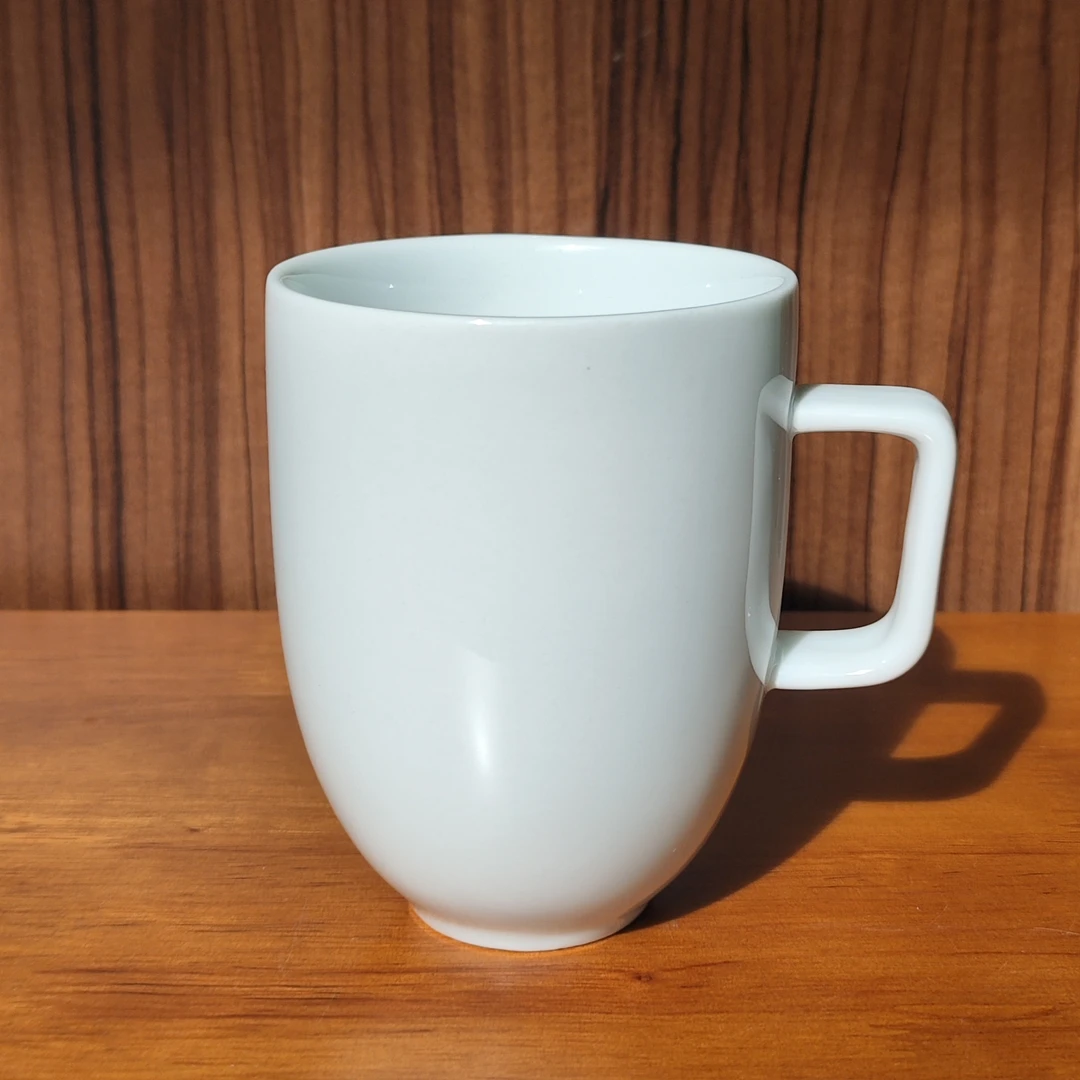 【AS家】350ML 白色马克杯 简约白色系列 纯色 高级精致 手工