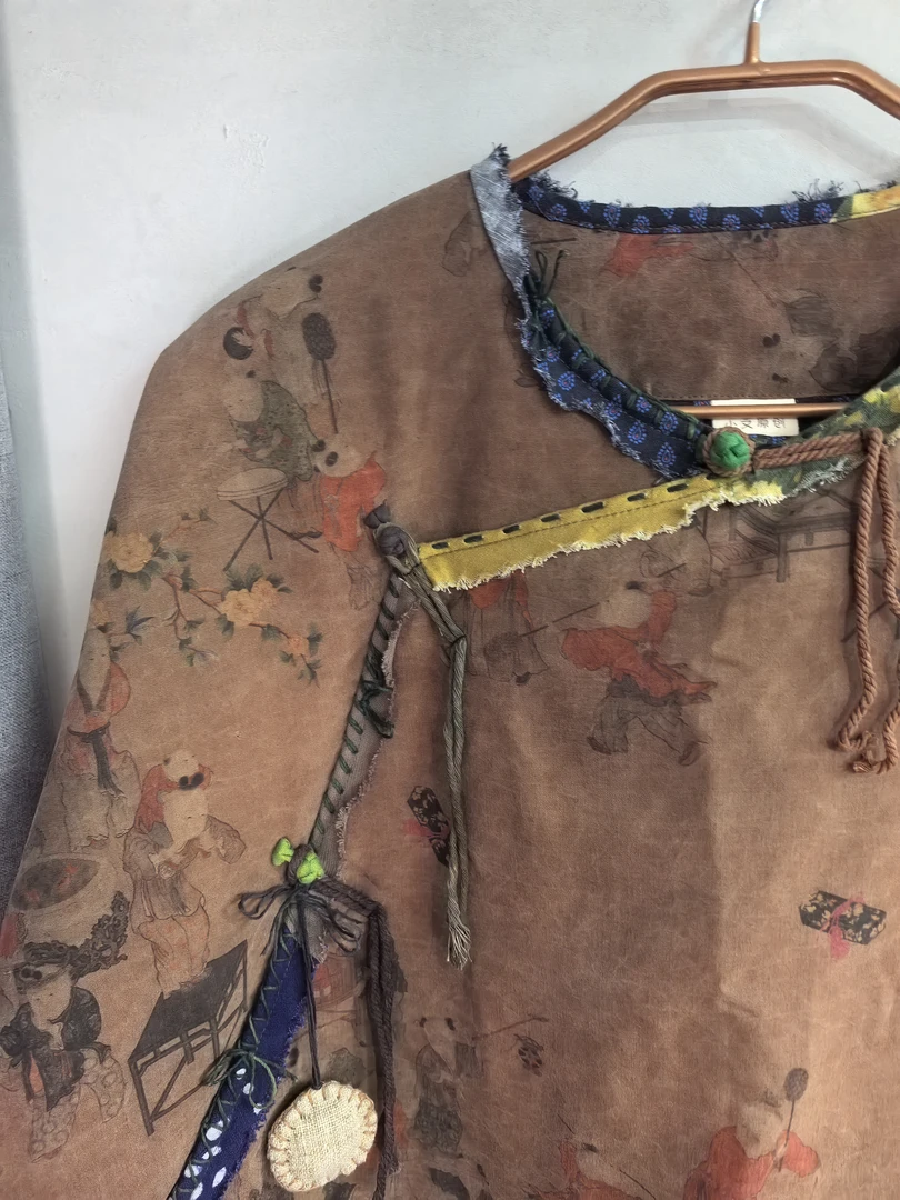 小文｜原创108百子香云纱棉服160*90