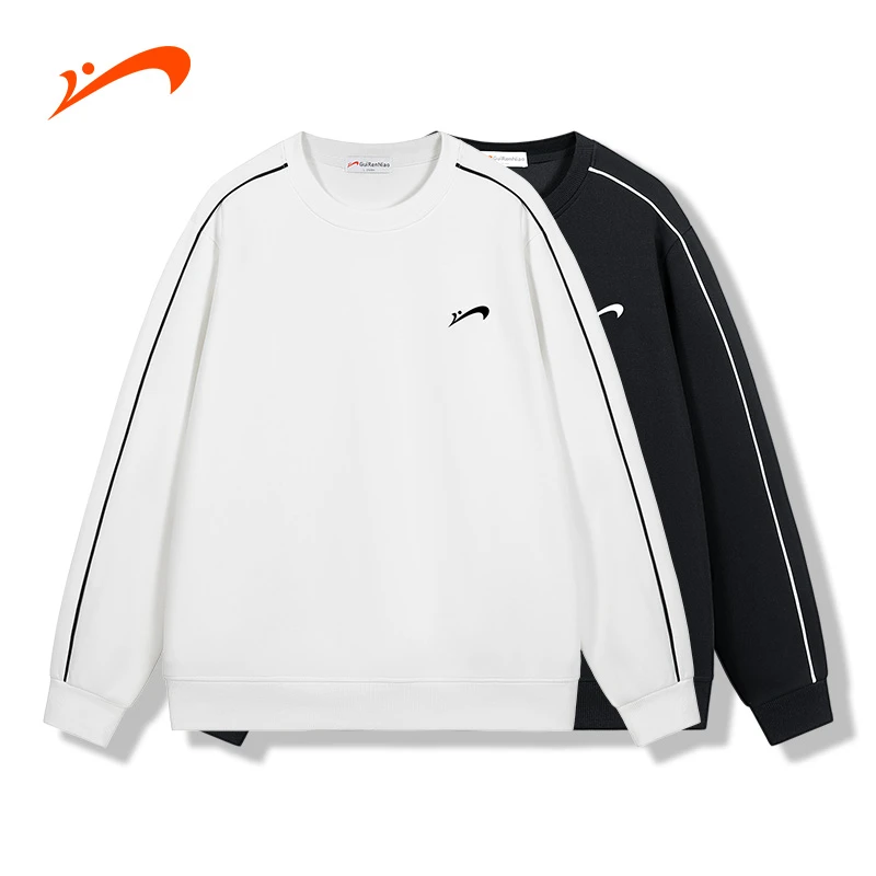 贵人鸟秋季新款情侣运动休闲长袖时尚圆领宽松简约百搭秋冬卫衣