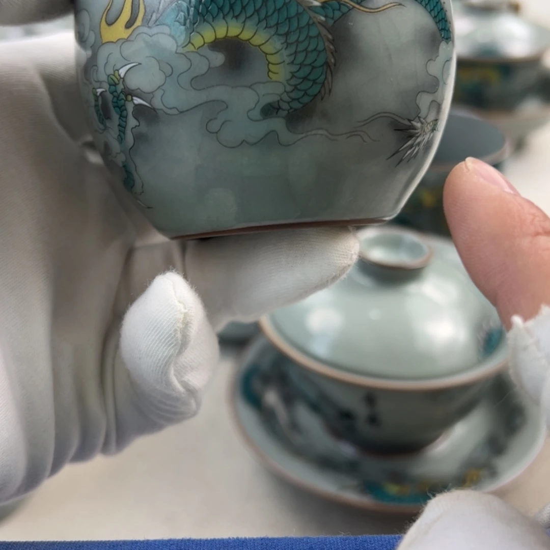 【闪购商品】陶瓷青龙主人杯