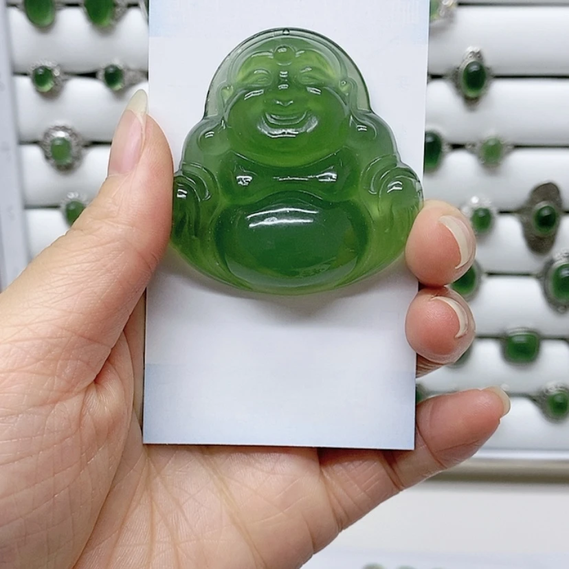 【闪购商品】蛇纹石玉颈饰未镶嵌迷***儿