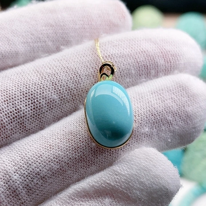 绿松石其它18K金镶嵌