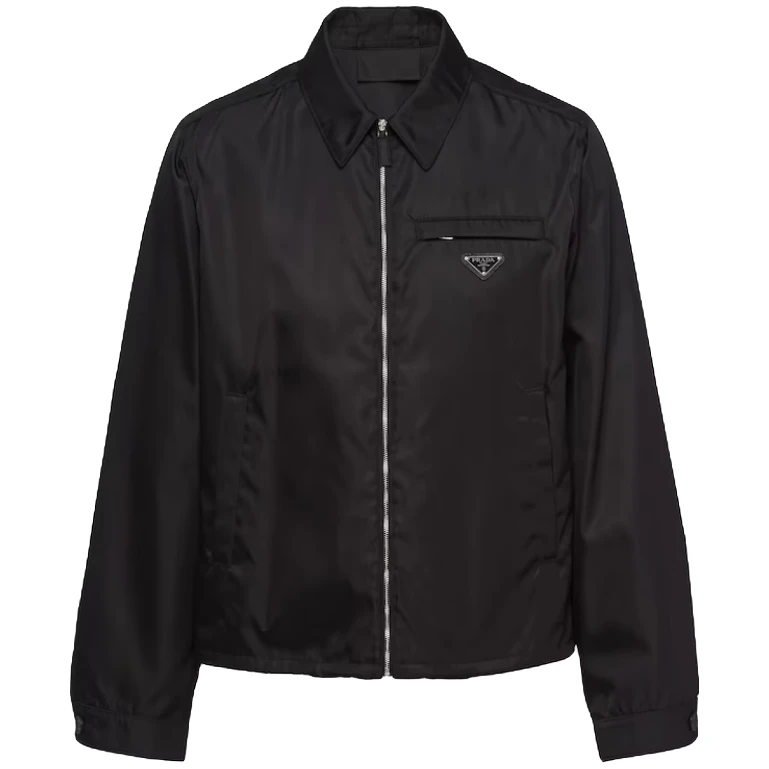 未使用 Prada/普拉达 Re-Nylon再生尼龙梭织夹克外套男士休闲