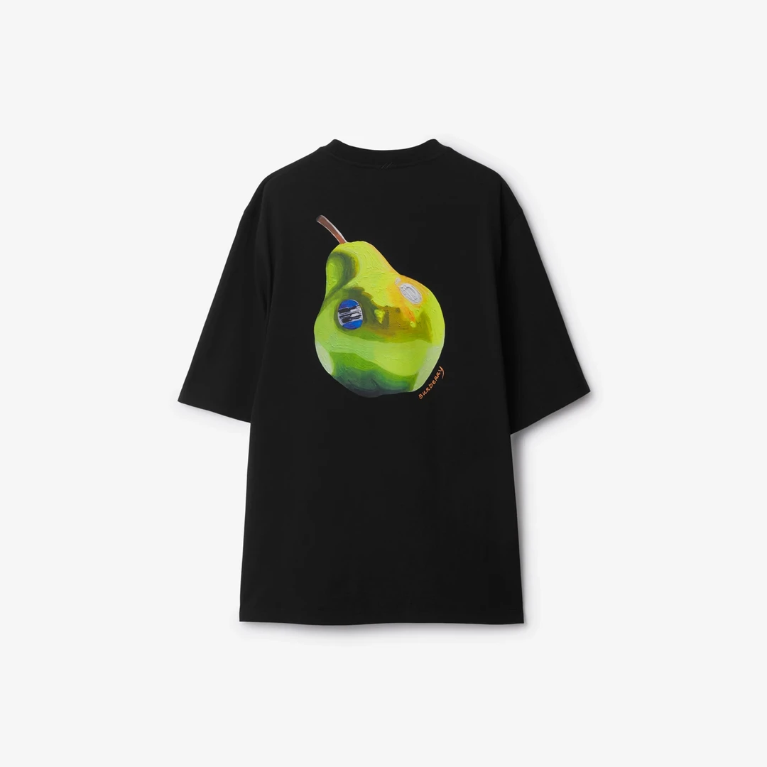 全新未使用 BURBERRY/博柏利 时尚休闲夏季春夏宽松印花圆领卡通