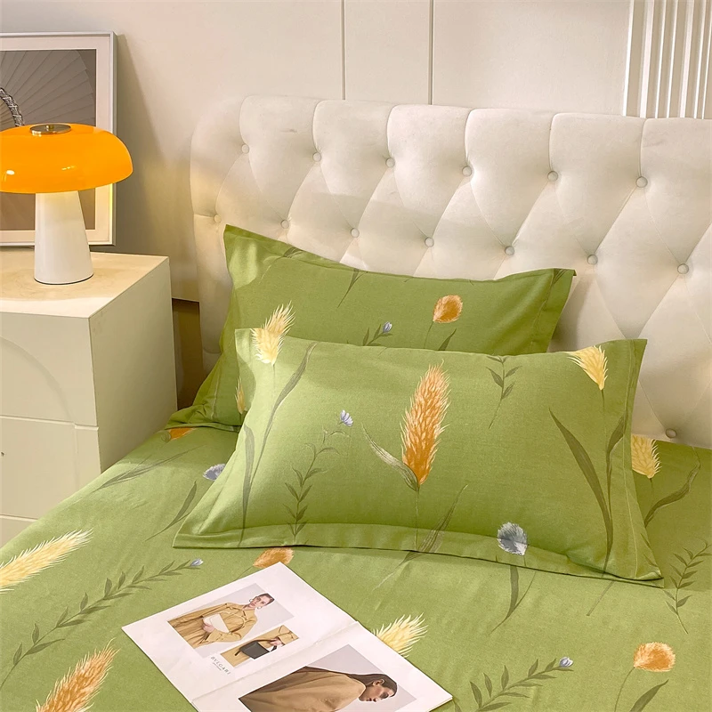 全棉枕套48*74单人枕头套床上用品家用学生宿舍舒适多花型单枕套