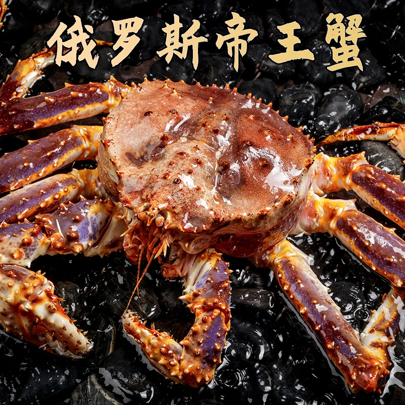 【江浙沪皖顺丰包邮】俄罗斯鲜活帝王蟹2-2.5kg