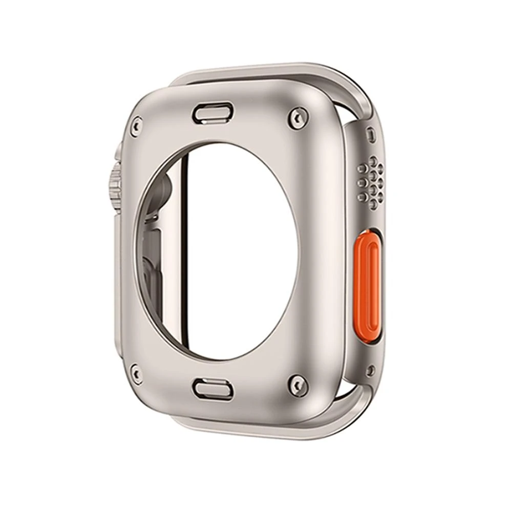 适用苹果apple iwatch9se2秒变ultra壳膜一体式s7/6全包手表壳s10