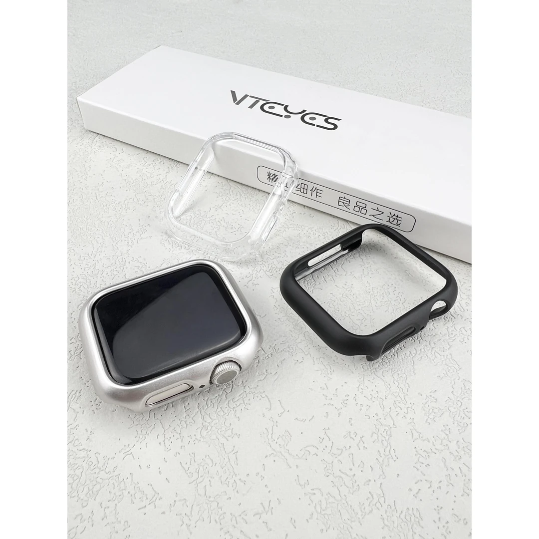 PC半包硬壳适用AppleWatch8苹果S9手表iWatch765432代SE通用Ultra