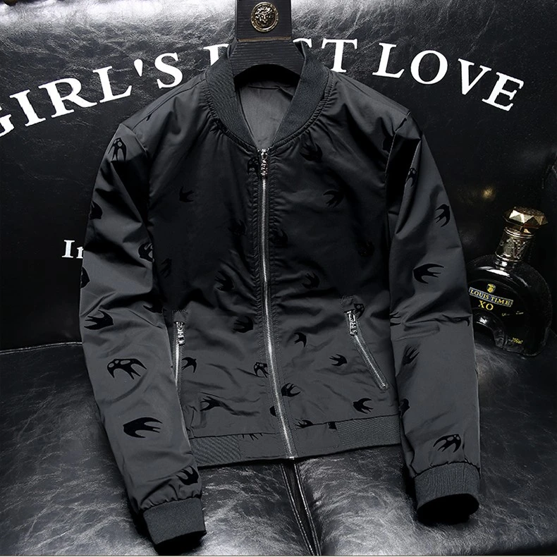 2025年秋冬季欧货高端潮牌衣服男士简约休闲百搭棒球服夹克外套