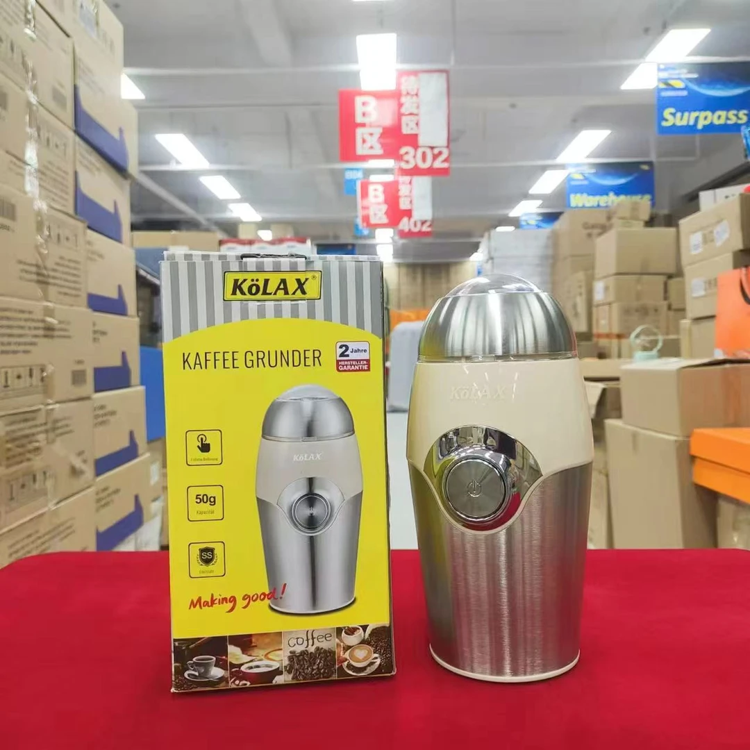 外贸多功能磨豆机电动研磨咖啡豆磨粉机-新老款随机发sa