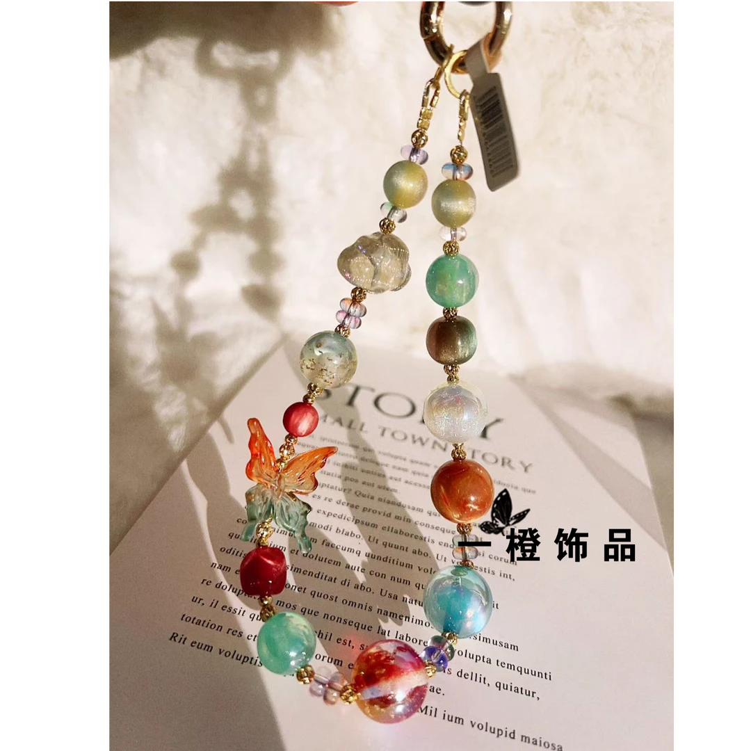 【3】直播间按编号选款  优选 创意DIY手机链 手机饰品 车挂ins