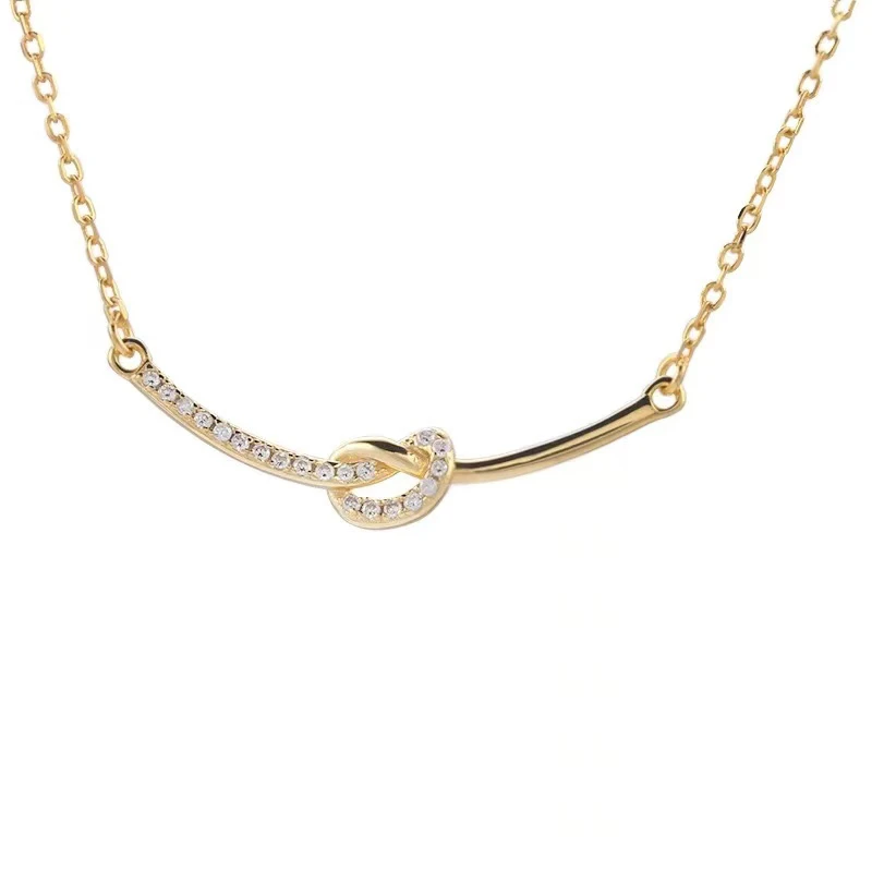 铜合金项链 锁骨链气质轻奢简约