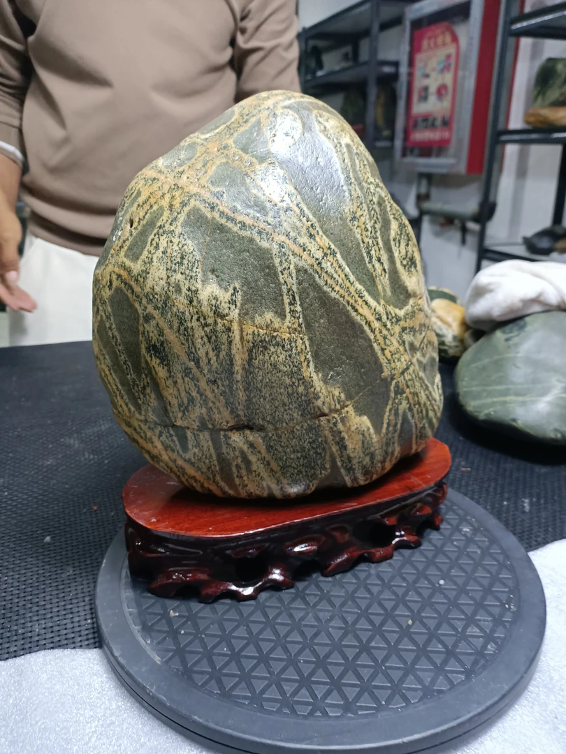 新疆额河奇石风景石观赏石画面石奇石装饰摆件天然奇石件造型石