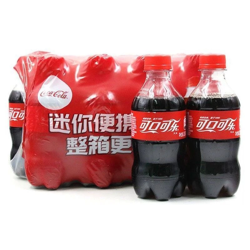 【新店福利】可口可乐300ml六瓶迷你小瓶装可乐碳酸饮料批发包畅