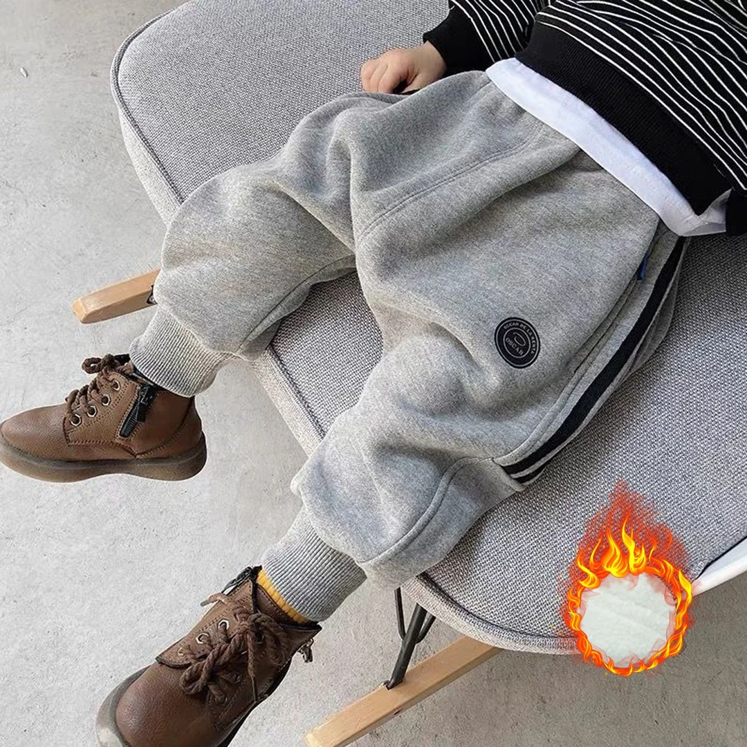 男女宝宝加绒裤子秋冬冬装婴幼儿大PP裤中小童保暖裤小童