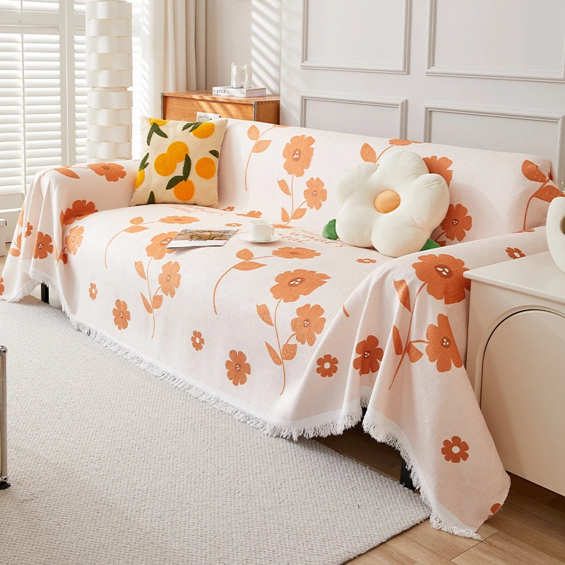 2025新款沙发巾盖布全包万能四季通用沙发垫子套罩防滑盖毯高级感