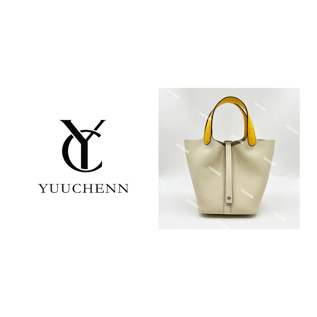 YUUCHENN/【手工定制】18cm原创设计高定真皮包 HH3183