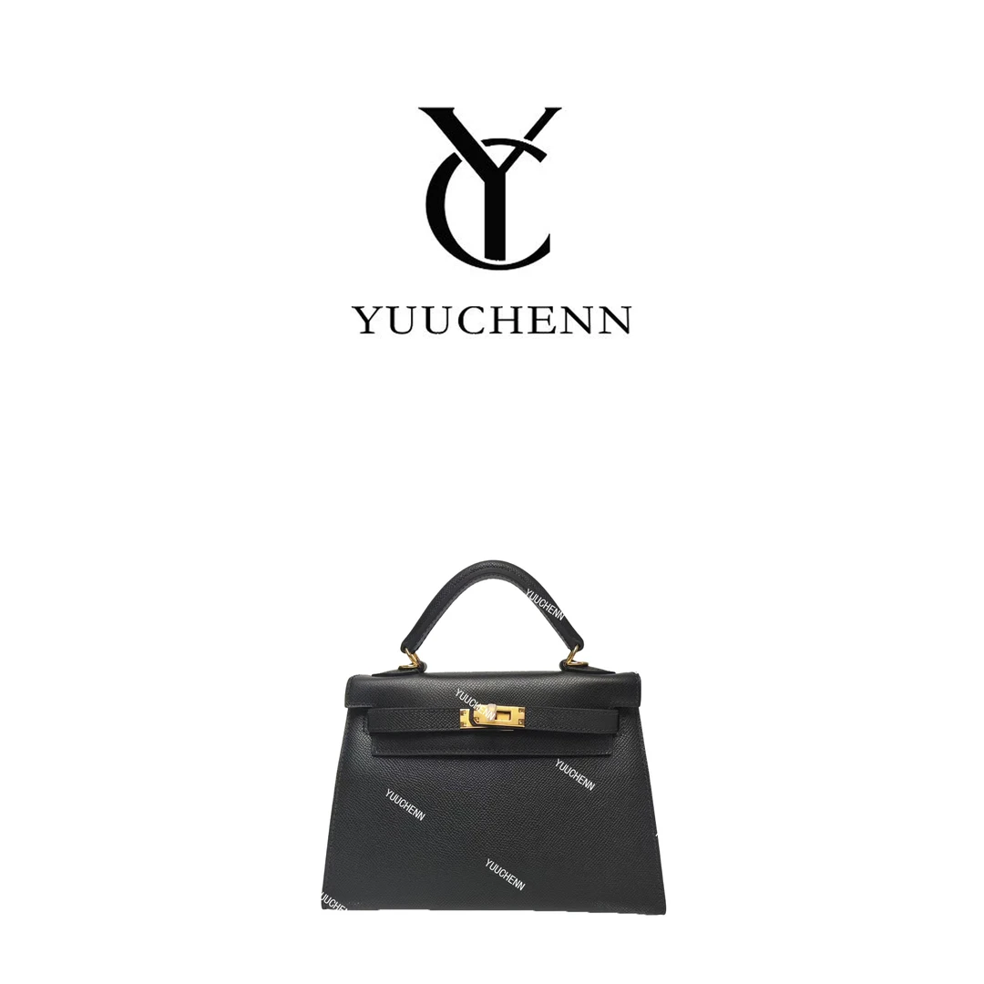 YUUCHENN“中古凯丽”22cm原创设计高定真皮包 HH1650