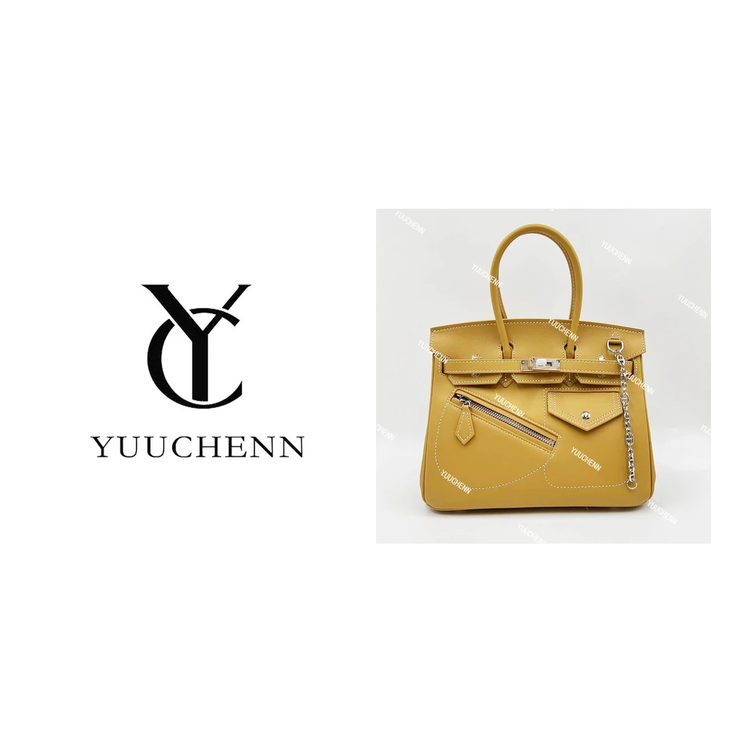 YUUCHENN/25cm原创设计高定真皮包 HH3712