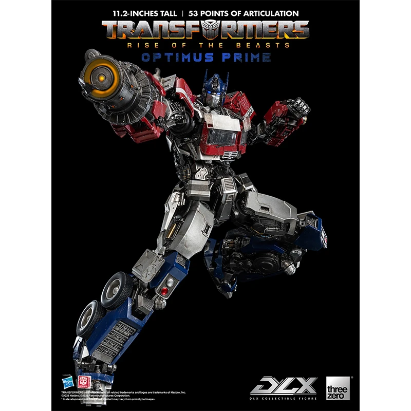 Threezero3A DLX系列 可动汽车人变7擎天柱 合金骨架成品模型玩具