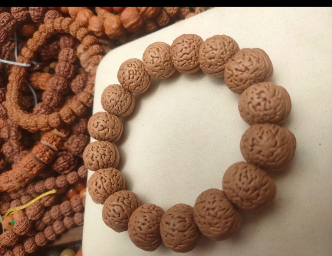 (桃核单圈)  弹力绳  18-19mm文玩手串