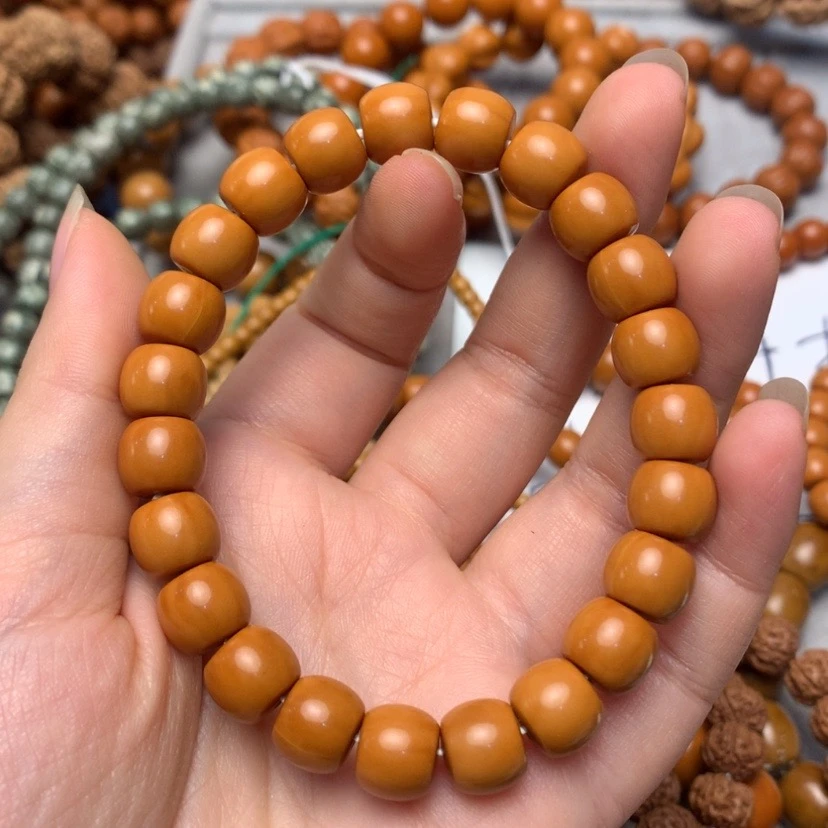 直播专享 猴头直切1.0光珠猴头核桃手串（微返油黑点介意勿拍）