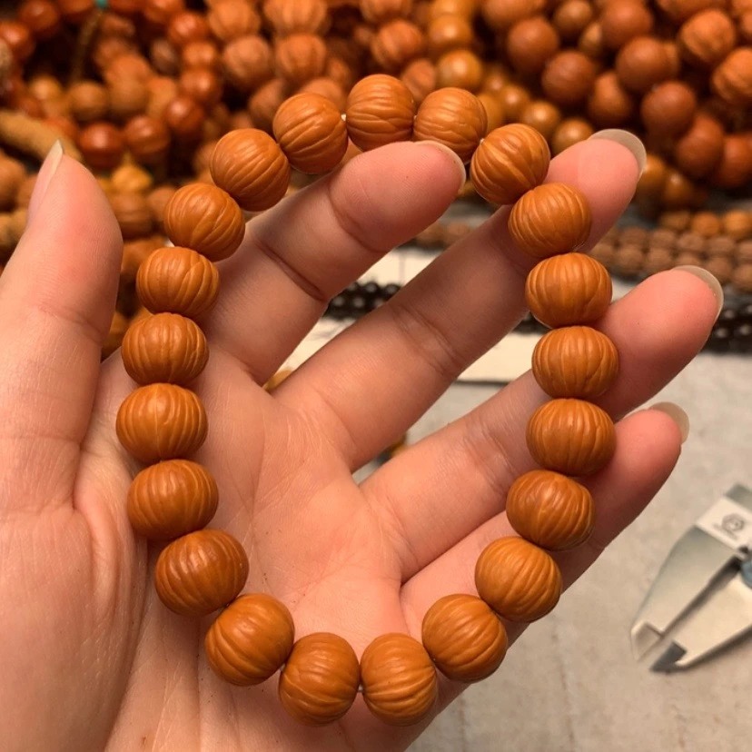 土豪911猴头核桃手串11mm文玩手串小土豪（微瑕刀痕介意勿拍）