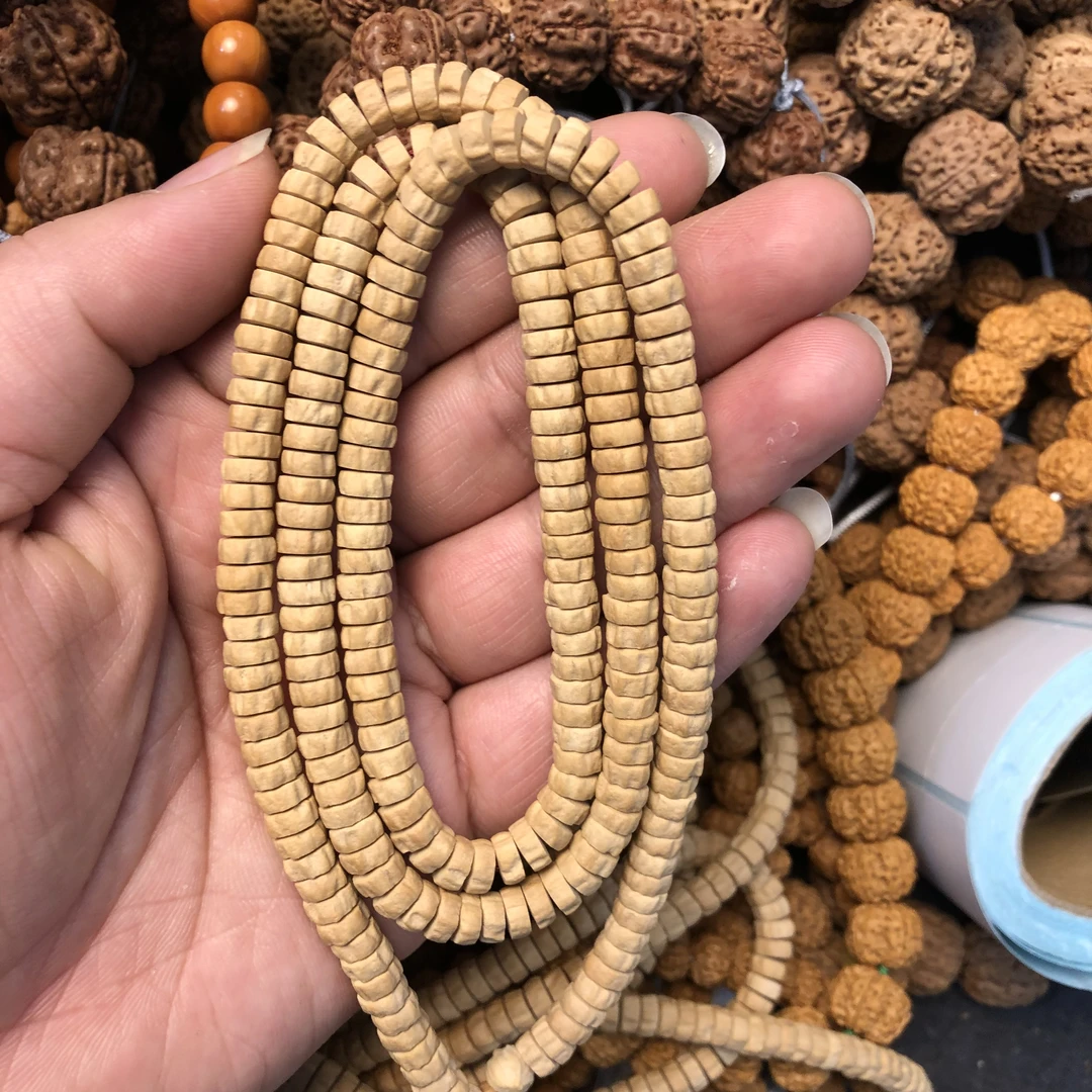 热振百香籽药片108脖挂0.5左右高密精工药片文玩佛珠