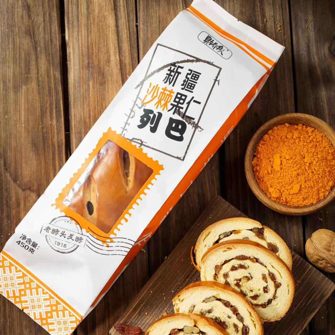 新疆沙棘果仁列巴450g欧式传统发酵面包