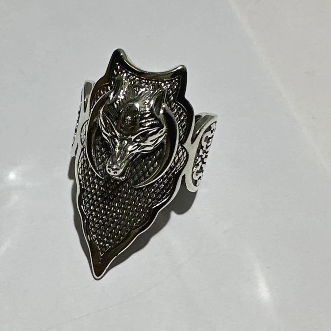 925银戒指 （老银燕工厂店）Z16 精品九尾狐戒指