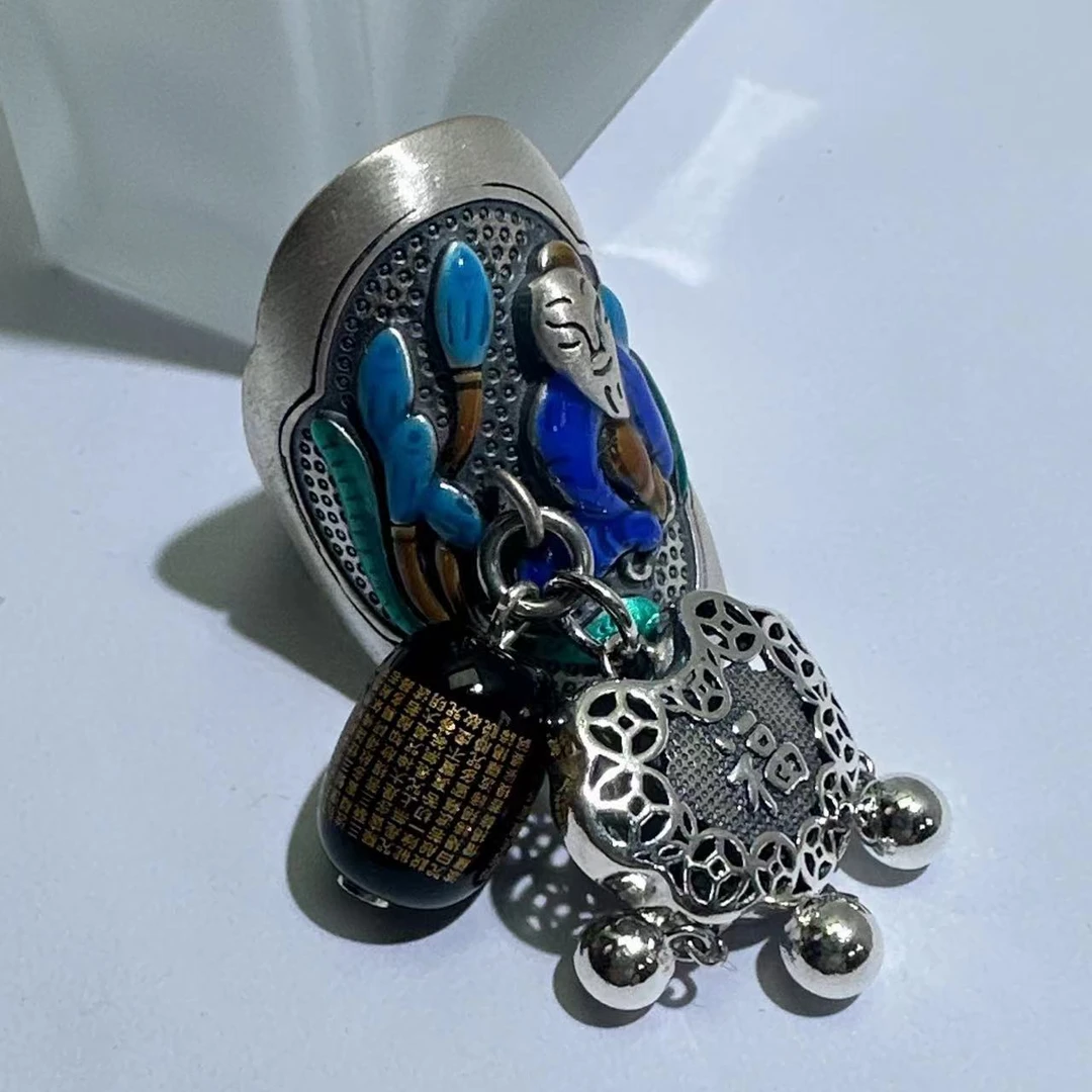 925银戒指 （老银工厂店）Z47 精品时尚潮流酒仙戒指