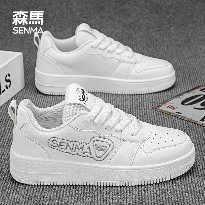 SENMA/森马鞋子男款百搭防滑休闲板鞋透气轻薄不臭脚小白鞋高级感