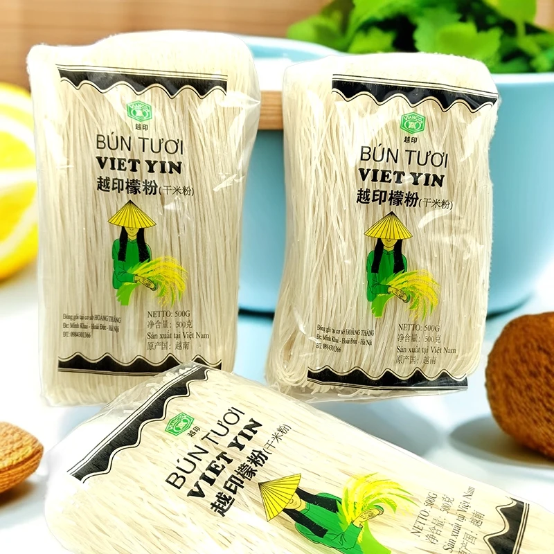 越南进口bun tuoi米粉干500g正品手工圆米线米粉牛肉汤粉丝包邮