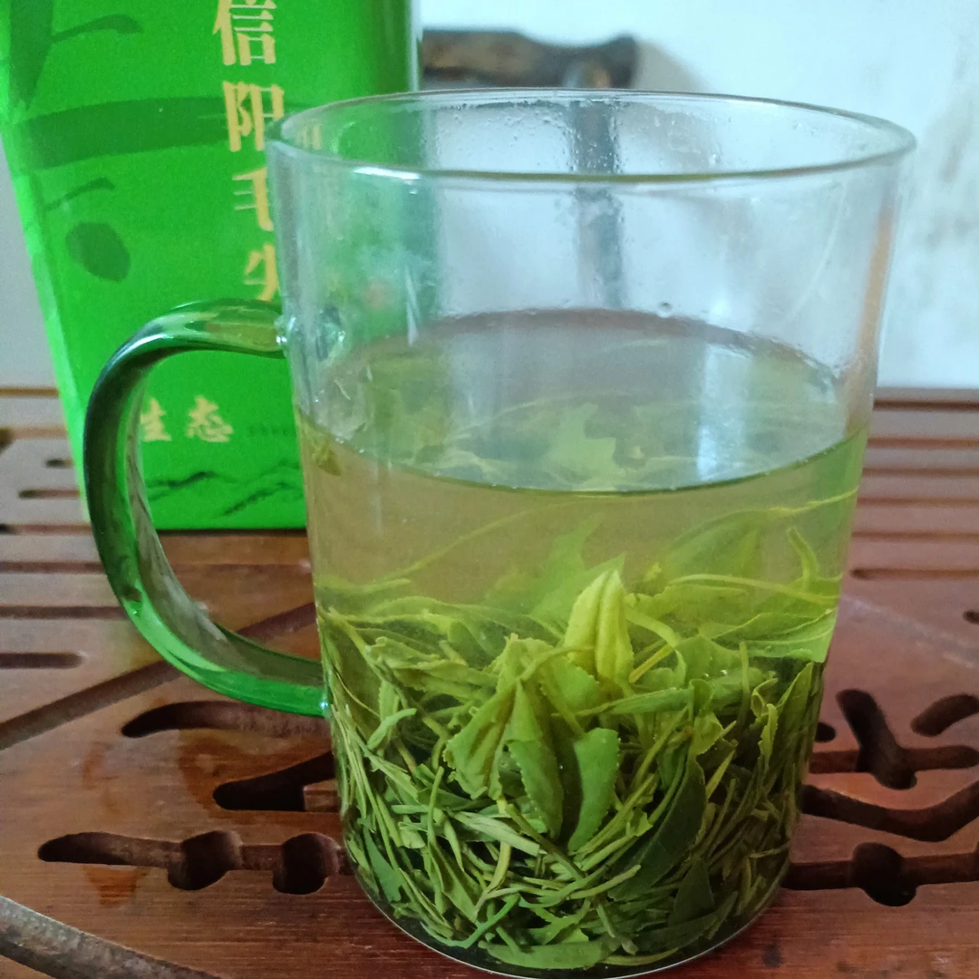 （春尾口粮茶芽叶）2025年新茶信阳毛尖高山生态绿茶茶叶浓香耐泡