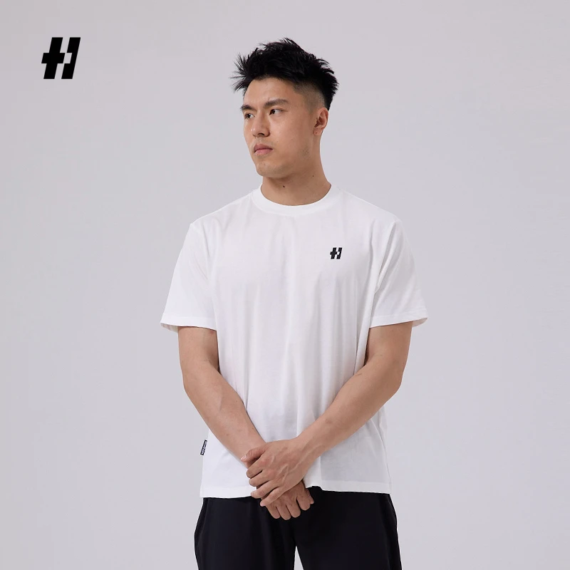 HOPEBETTER   夏季休闲时尚简约百搭基础小H合身短袖T恤成人/儿童