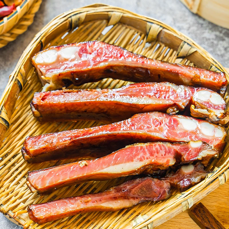 四川腊排骨1斤 柴火烟熏腊味排骨传统腌制农家腊排腊味