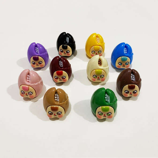 圣诞实色立体莉莉丝苹果树脂摆件展示