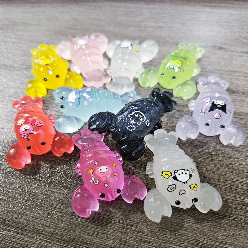 4.2cm夜光树脂小龙虾