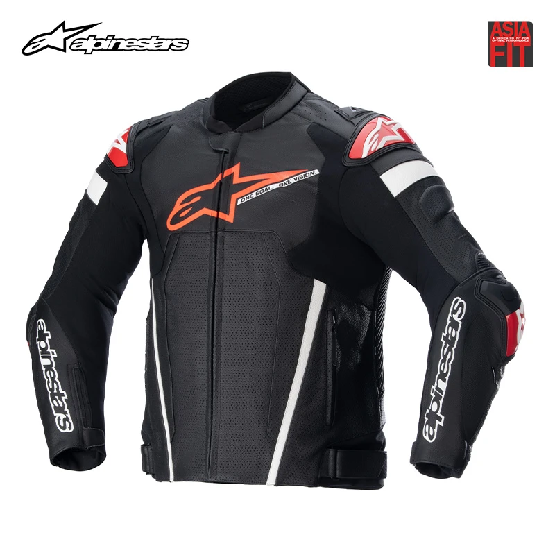 A星alpinestar皮衣GP IGNITION赛道骑行皮夹克透气防摔