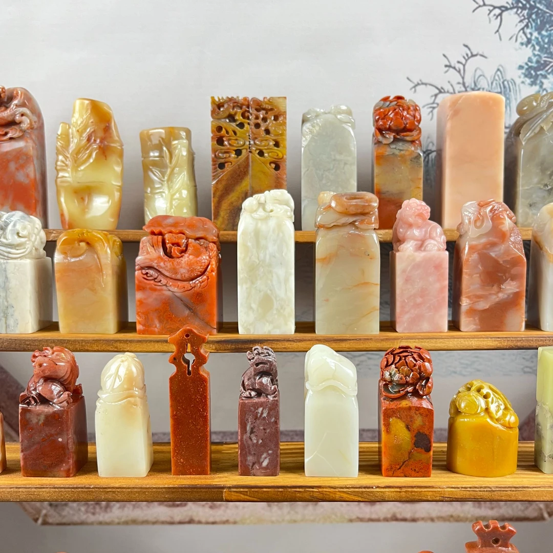 【直播专用】寿山石芙蓉石老挝石练习印章