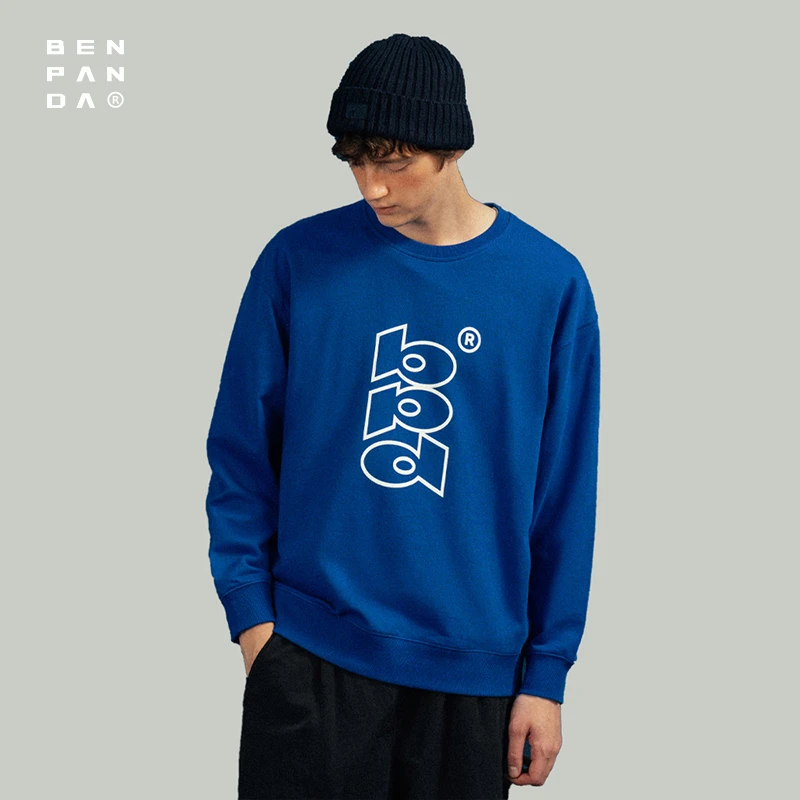 ben·panda熊猫本卫衣男印花圆领青少年时尚330G【断码特惠】