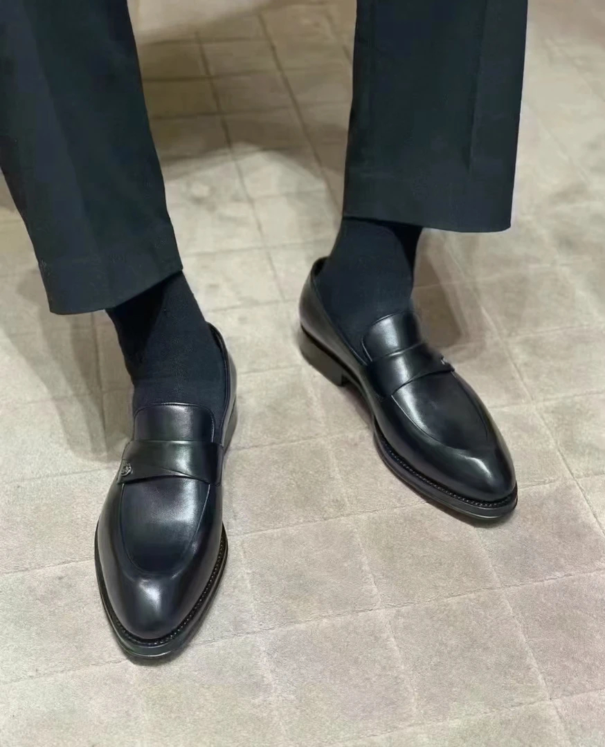 高端男士商务撤柜皮鞋【358-698】