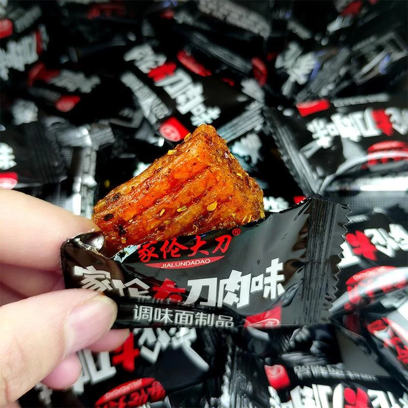 【小扬哥力荐】【正宗家伦大刀肉*约包/箱】辣条素食麻辣面筋怀旧