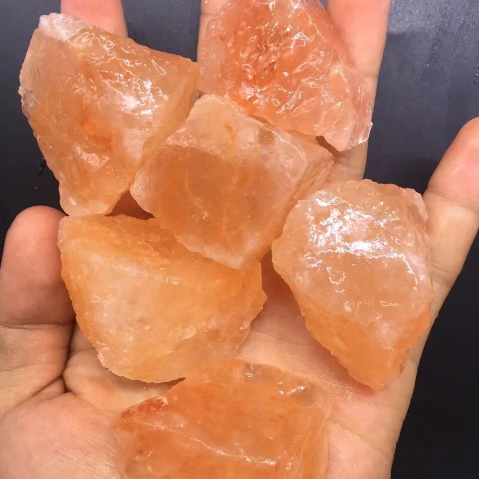 无火香薰矿石家用扩香石喜马拉雅橙盐块粉色盐原石扩香石摆件装饰