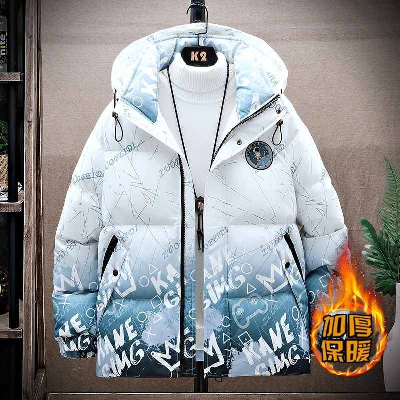 青少年棉衣外套12岁男孩初中学生13帅气冬装棉袄15大童保暖棉服16