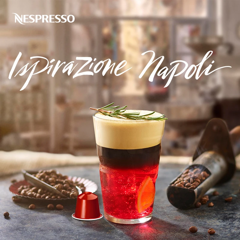 NESPRESSO胶囊咖啡那不勒斯意式浓缩黑咖啡胶囊瑞士原装进口