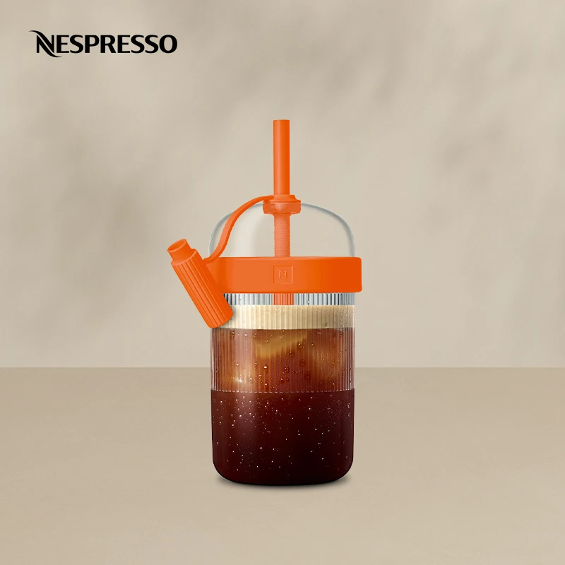 NESPRESSO/奈斯派索奈斯派索 冰摇咖啡吸管杯透明便携式随行杯