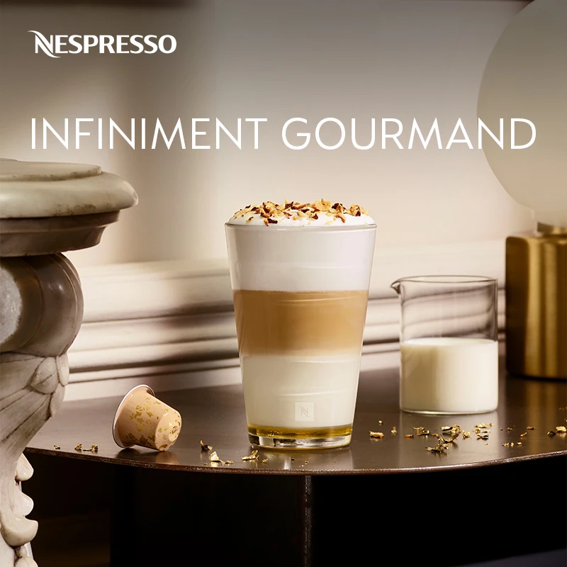 NESPRESSO胶囊咖啡挚爱巴黎榛果风味胶囊咖啡瑞士进口